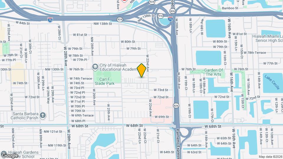 2250 W 74th Pl Map and Location Details