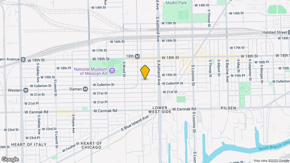 1648 W Cullerton St Map and Location Details