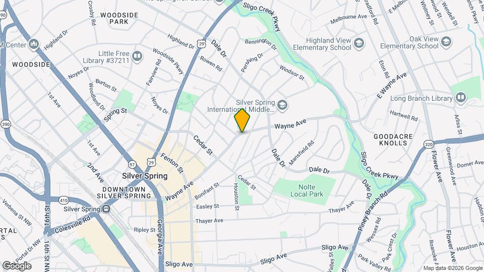 618 Wayne Ave Map and Location Details