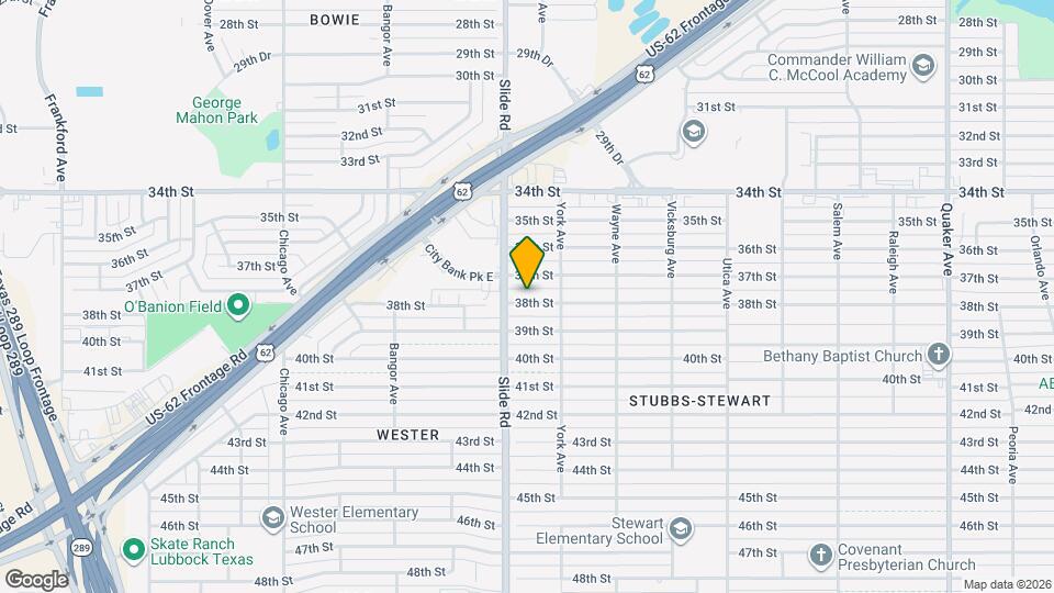 5116 38th St Map and Location Details