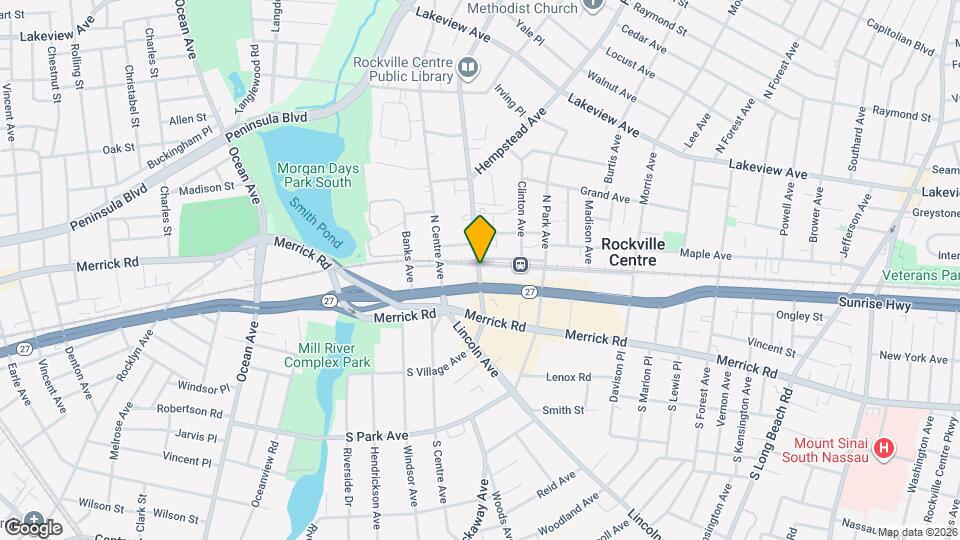 46 N Village Ave Map and Location Details