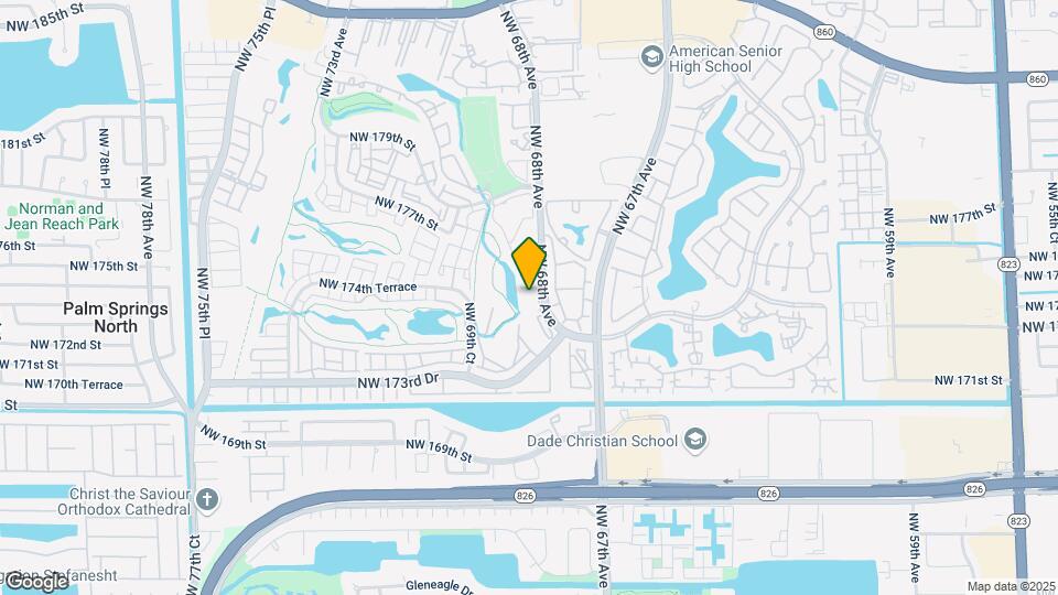 17300 NW 68th Ave Map and Location Details