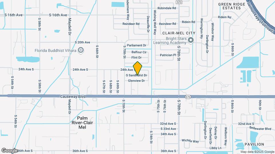 7017 S Sandhurst Dr Map and Location Details