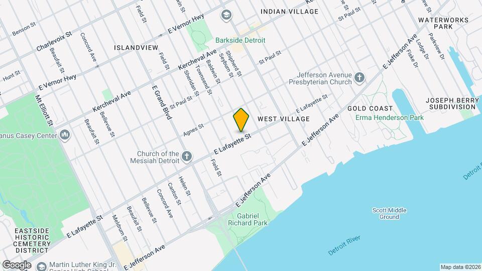 Lafayette Apartments Map and Location Details