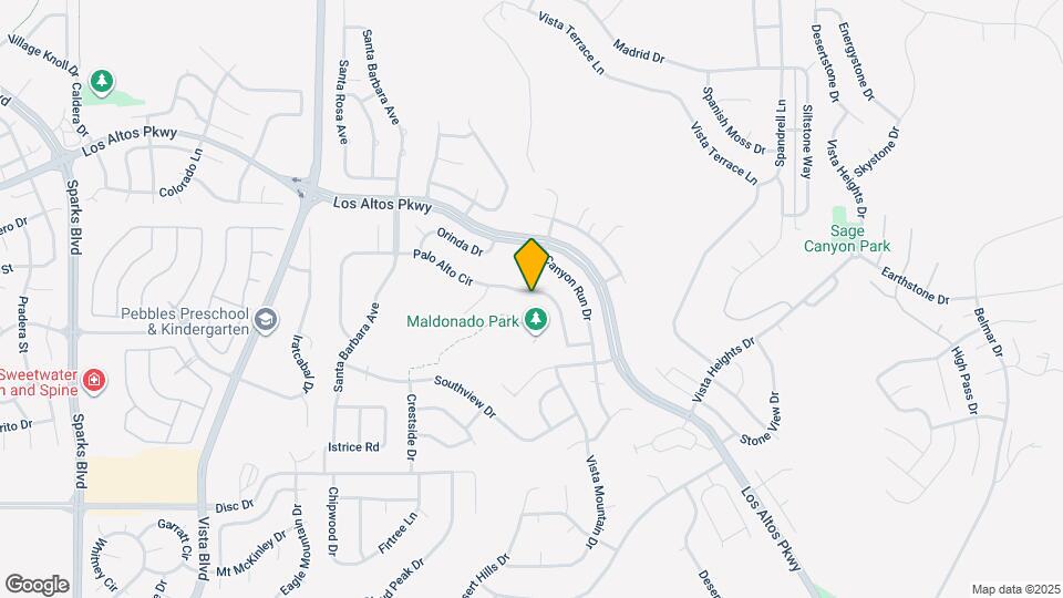 5216 Palo Alto Ct Map and Location Details