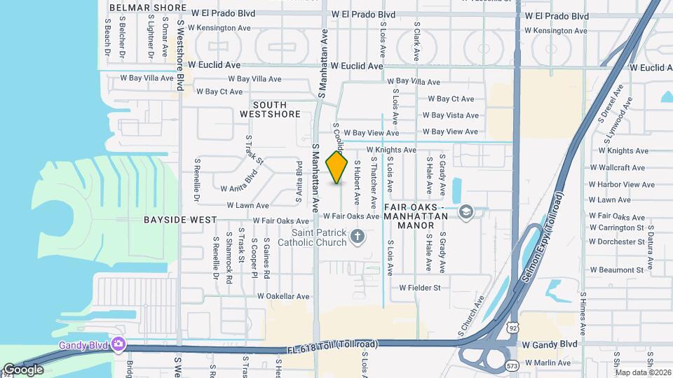 4325 S Coolidge Ave Map and Location Details