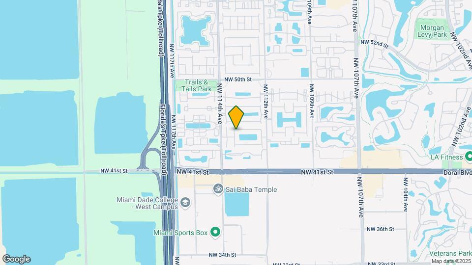 11330 NW 44th Terrace Map and Location Details