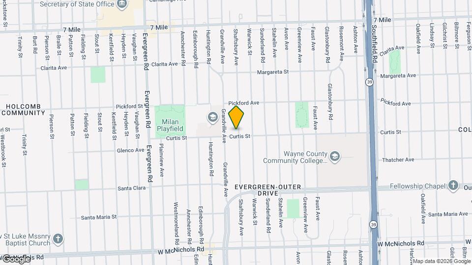 19212 Curtis St Map and Location Details