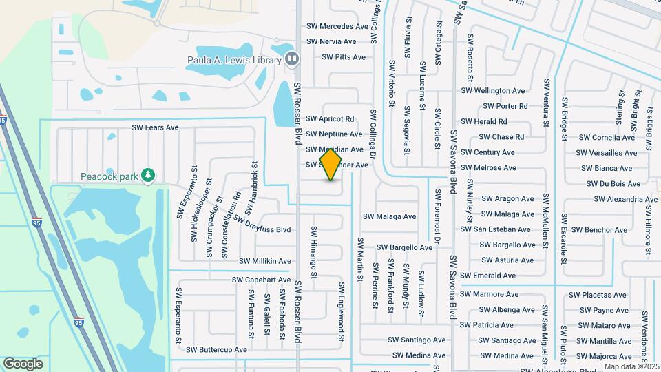 1622 SW Crawford Ave Map and Location Details