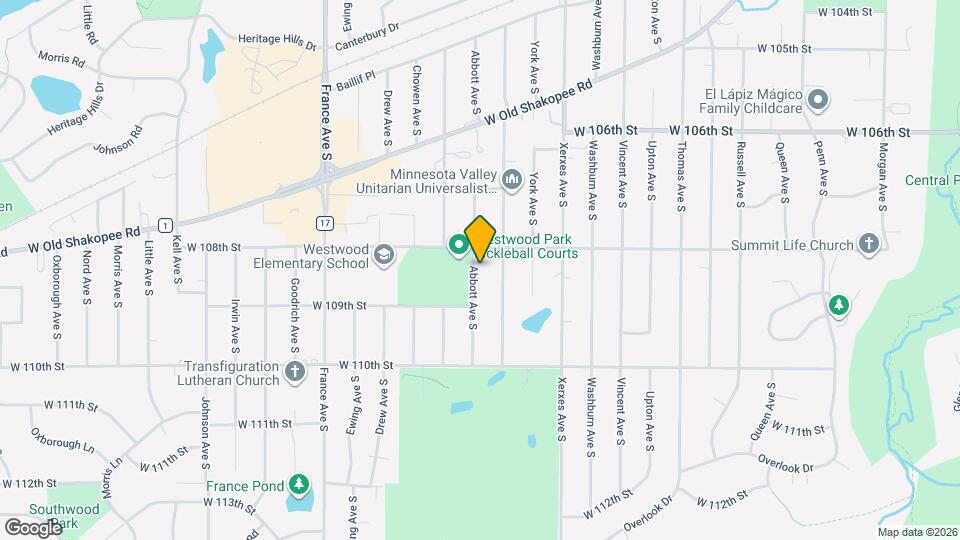 10809 Abbott Ave S Map and Location Details