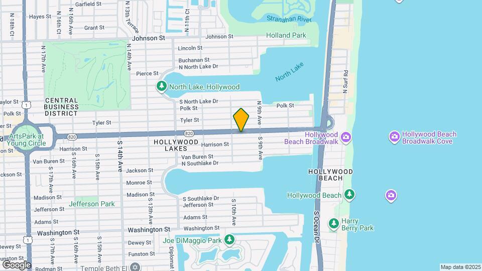 940 Hollywood Blvd Map and Location Details