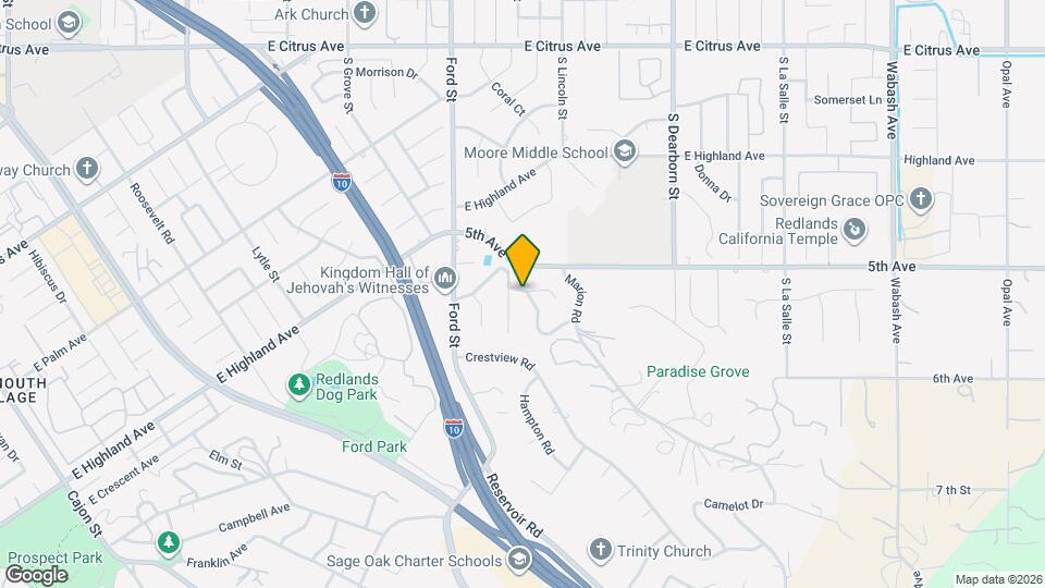 1410 Pleasantview Dr Map and Location Details