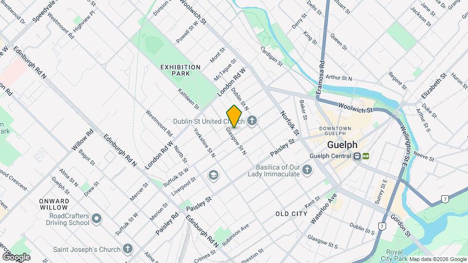 89 Suffolk St W Map and Location Details