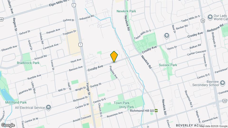 122 Crosby Ave Map and Location Details