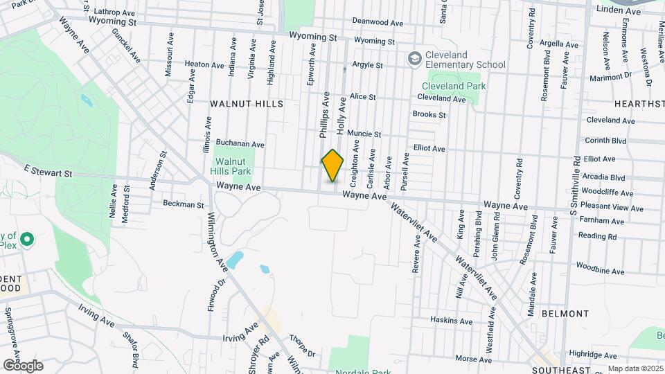 2620 Wayne Ave Map and Location Details