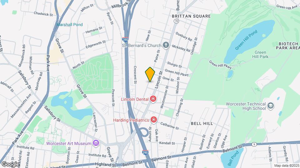 28 Paine St, Unit 2 R Map and Location Details