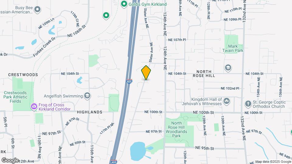 12203 NE 103rd Ln Map and Location Details