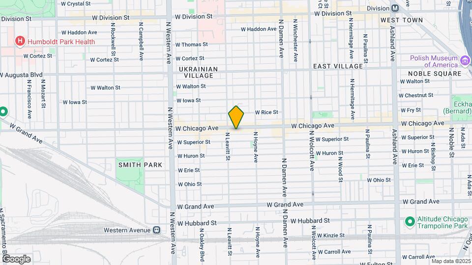 2145 W Chicago Ave Mapa y Detalles de la Ubicación