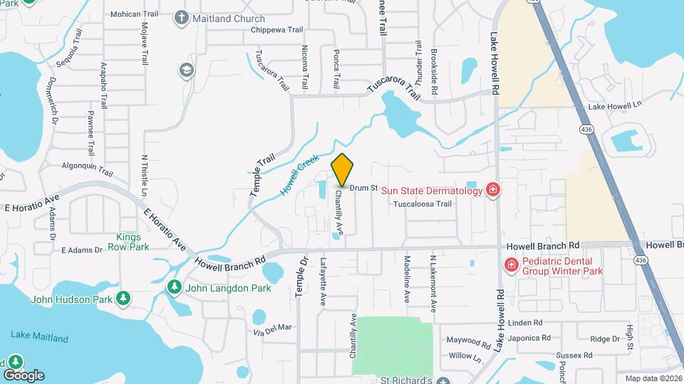 2992 Chantilly Ave Map and Location Details