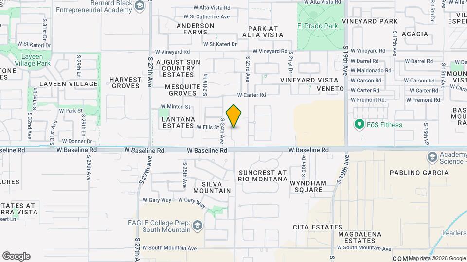 7421 S 23rd Dr Map and Location Details