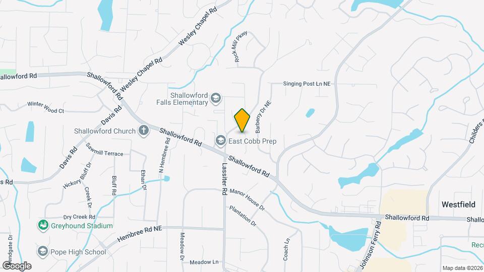 3369 Shallowford Green Dr Map and Location Details