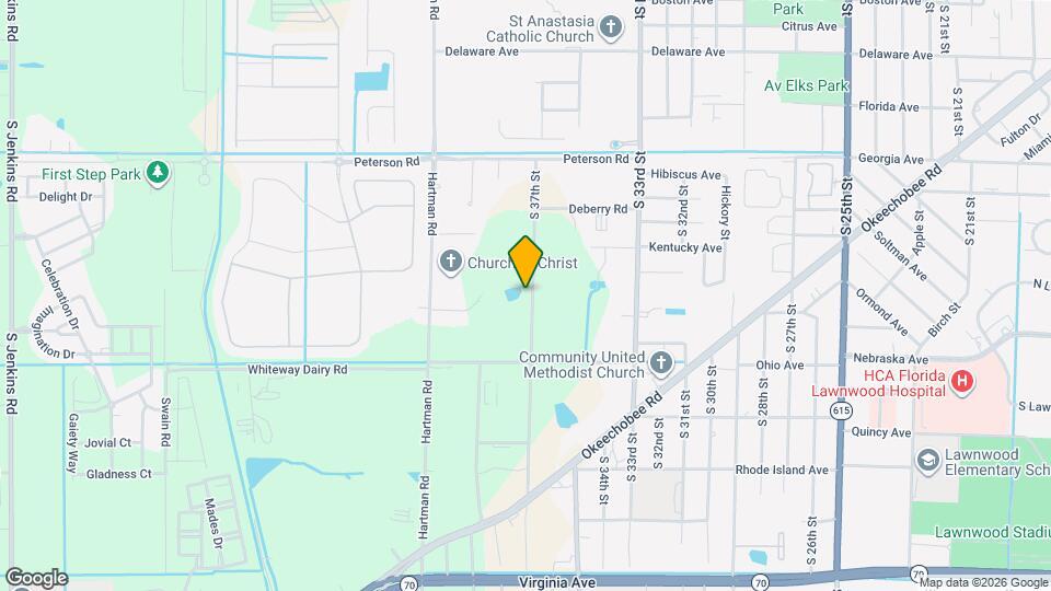1051 S 37th St Map and Location Details