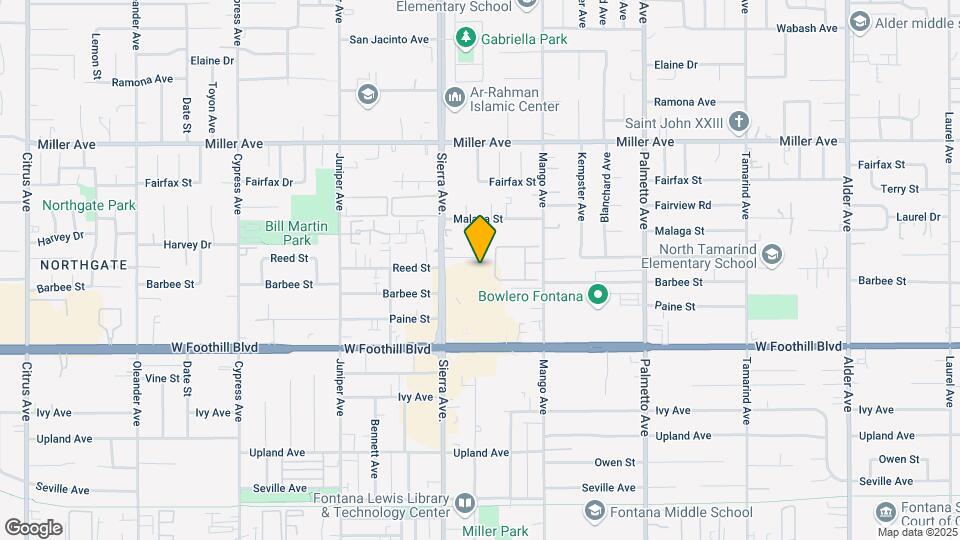 16975-16965 Reed St Map and Location Details