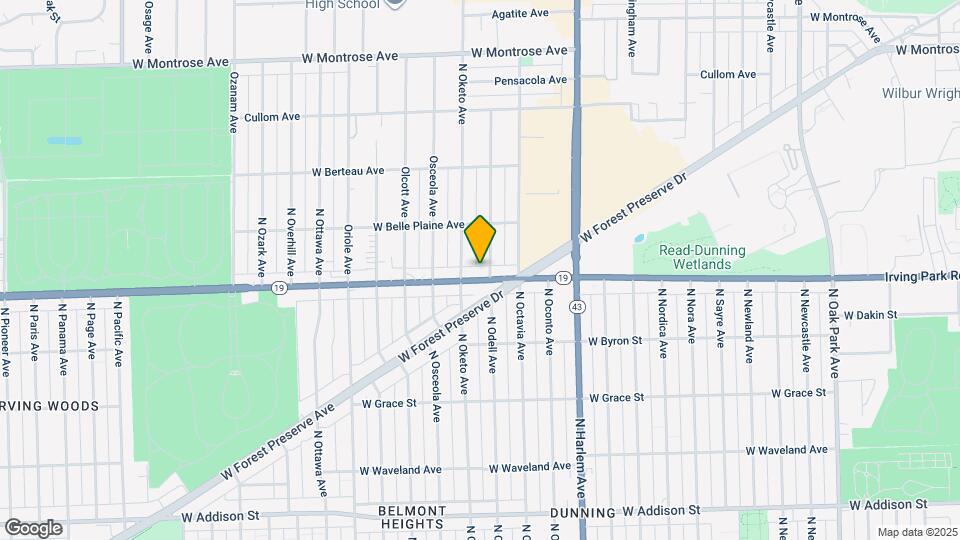 7340 W Irving Park Rd Map and Location Details