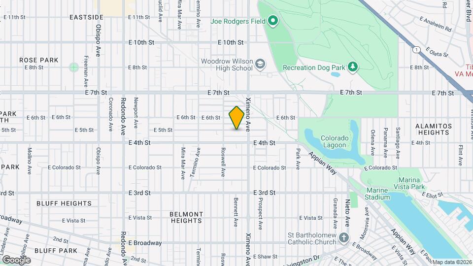 4300 E 5th St Map and Location Details