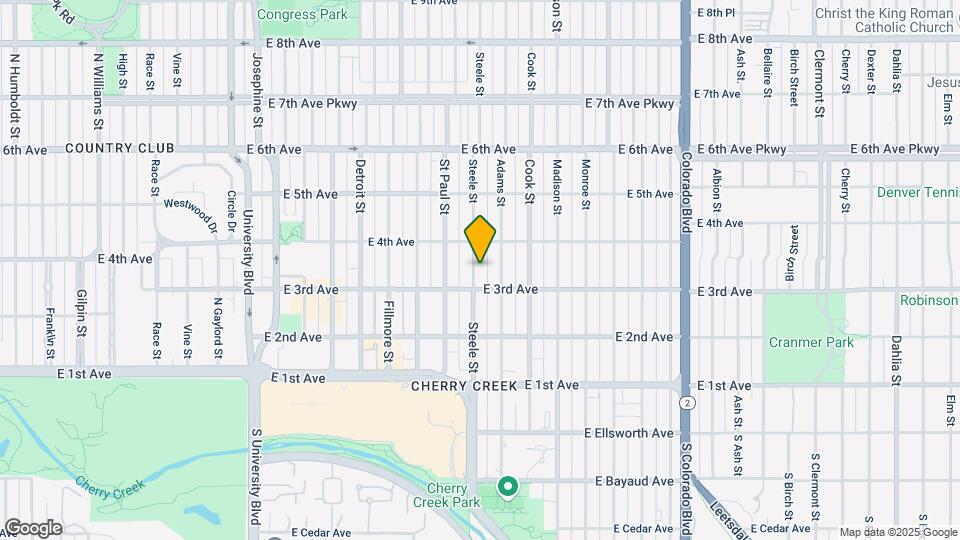330-340 Steele St Mapa y Detalles de la Ubicación