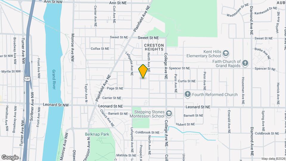 1330 Maude Ave NE Map and Location Details