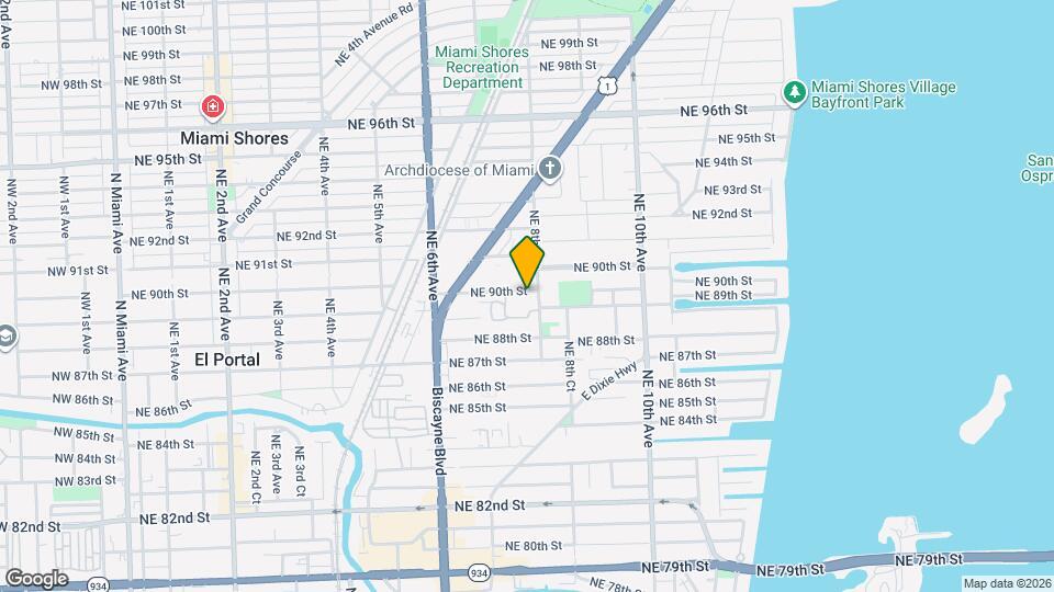 8950 NE 8th Ave, Unit 503 Mapa y Detalles de la Ubicación