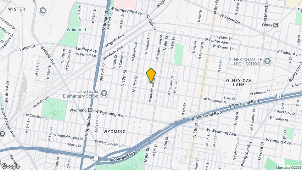 4920 N Hutchinson St Map and Location Details