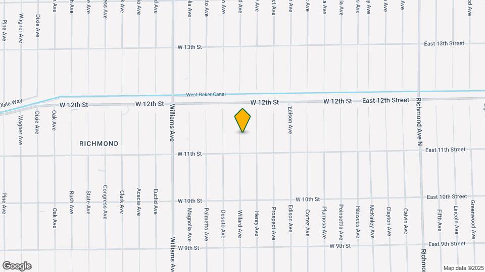 1108 Willard Ave Map and Location Details