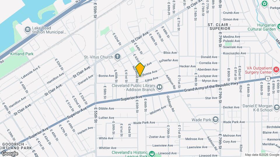 1225 Norwood Rd, Unit UP Mapa y Detalles de la Ubicación