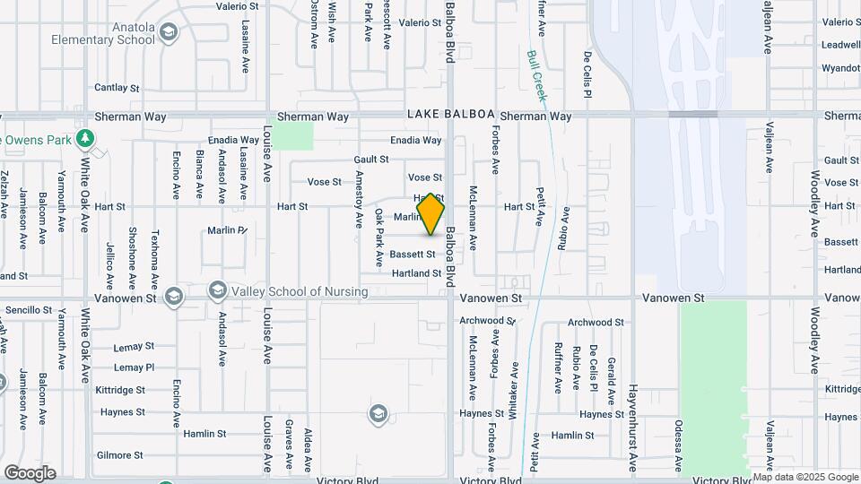 16918 Schoolcraft St Map and Location Details