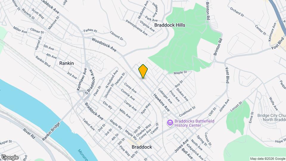 301 Hawkins Ave Mapa y Detalles de la Ubicación