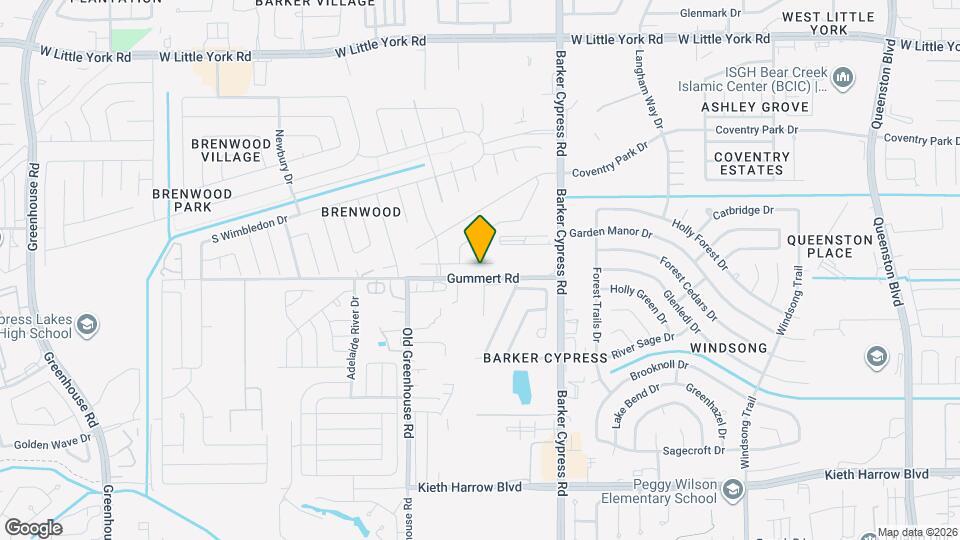 18315 Brenwood Menor Dr Map and Location Details