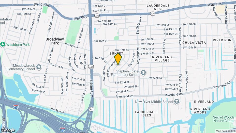 2016 SW 37th Ave Map and Location Details