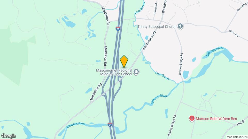 21 Endicott Rd Map and Location Details