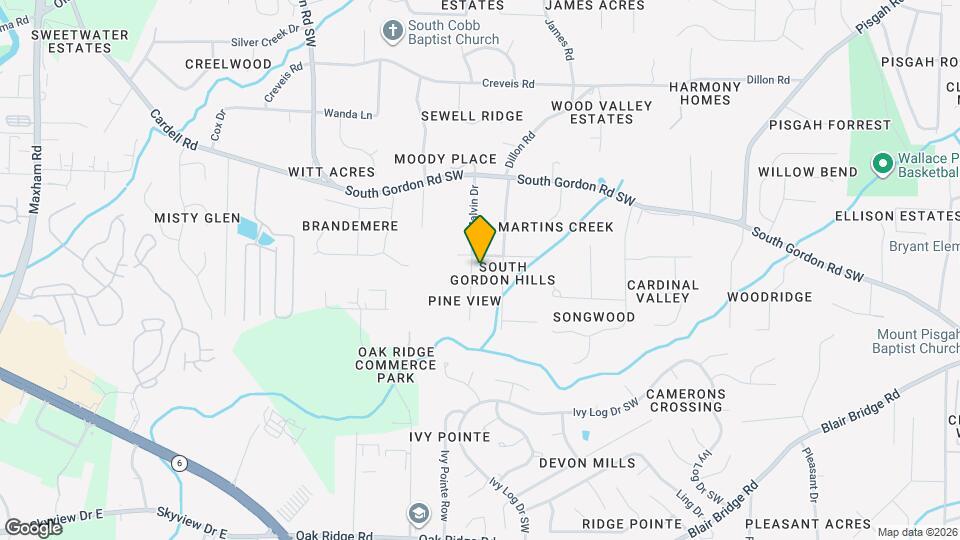 6651 Malvin Dr Map and Location Details