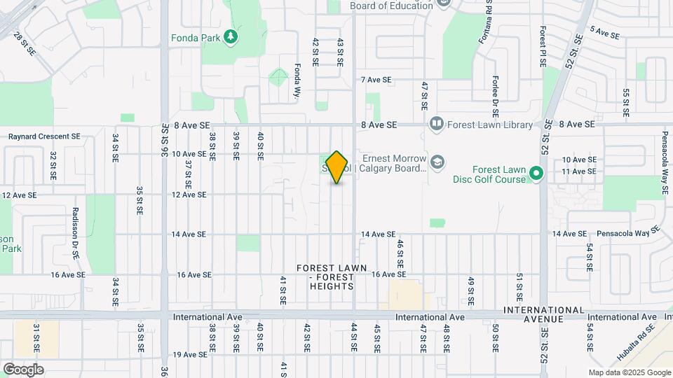 1208 43 St SE Map and Location Details