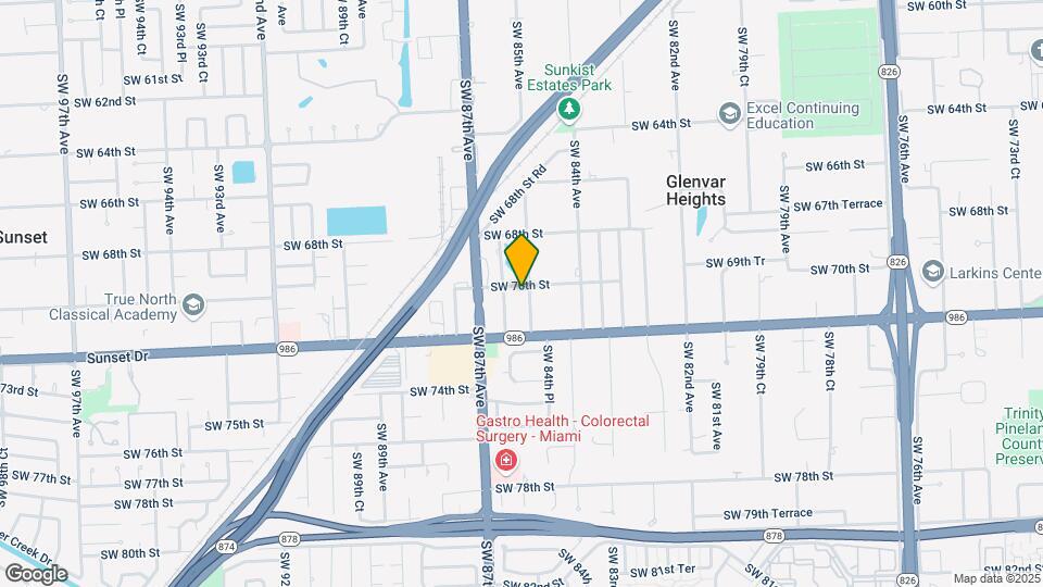 8500 SW 70th St Map and Location Details