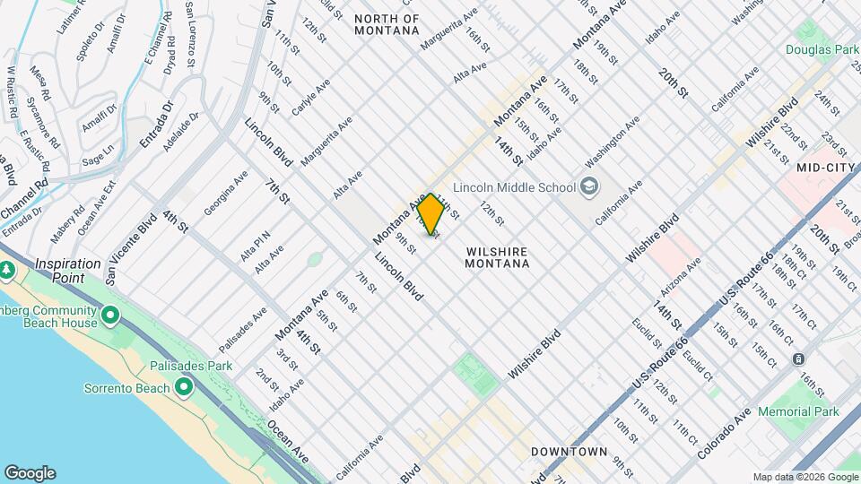 852 10th St Map and Location Details