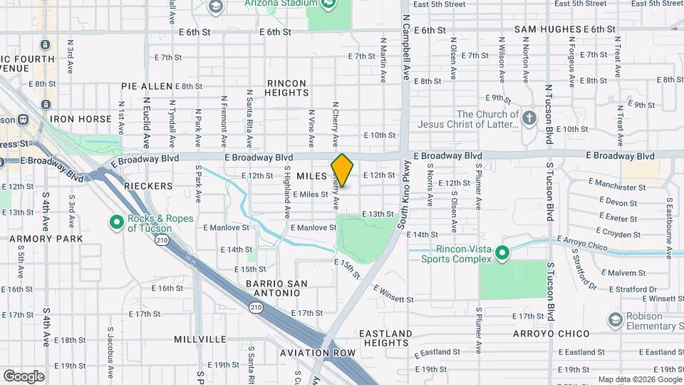 247 S Cherry Ave Map and Location Details
