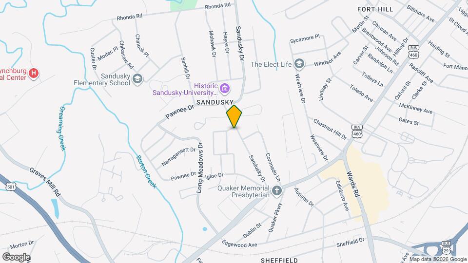 913 Sandusky Dr Map and Location Details