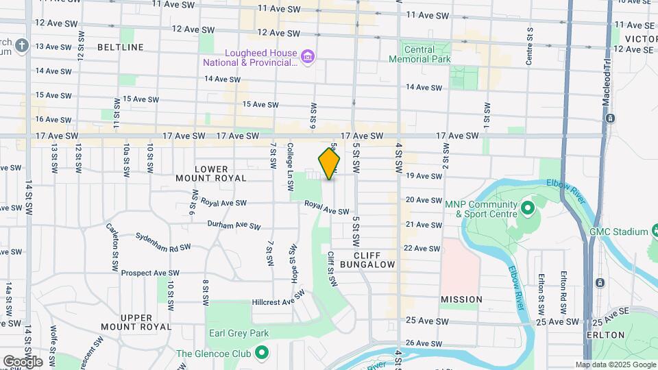1909 5a St SW Map and Location Details