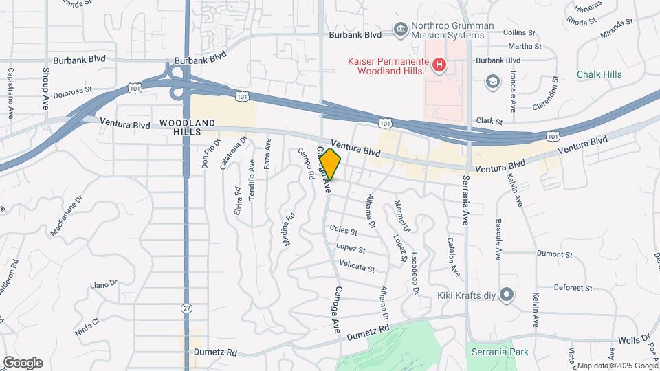 5246 Canoga Ave Map and Location Details