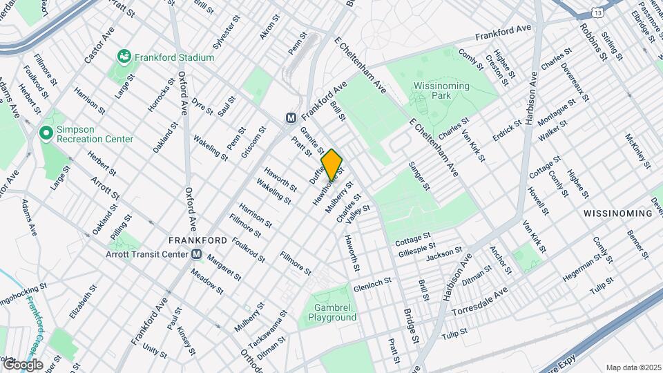 5119 Hawthorne St Map and Location Details