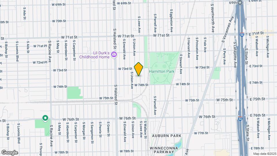 7332 S Lowe Ave Map and Location Details